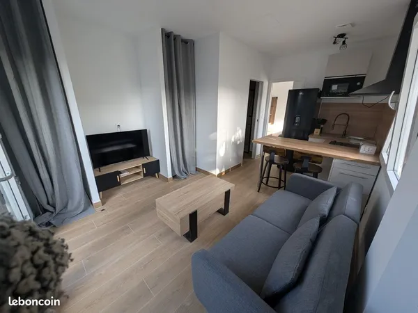 T2 meublé neuf, jamais habité - terrasse & parking