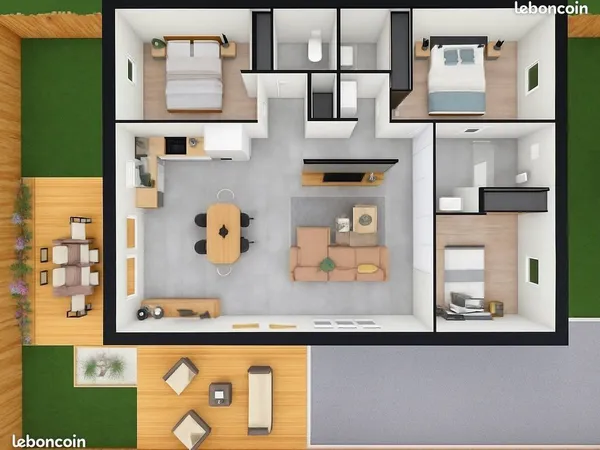 Maison 4 pièces 90 m²