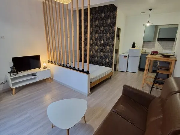 Studio meublé 24 m2 RDC