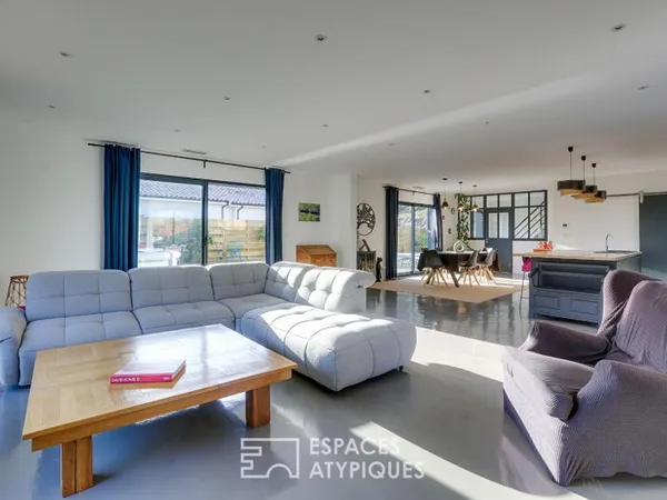 Villa contemporaine avec piscine à 5 km de l'Océan