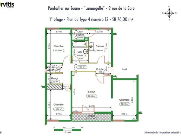 À louer - Appartement T4 à Pontailler Sur Saône