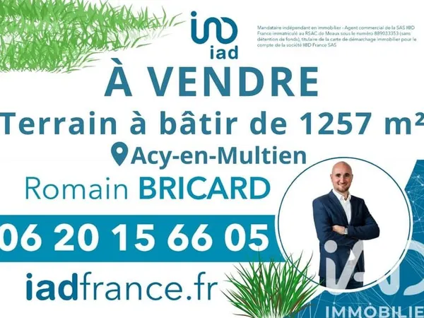 Terrain 1257 m²