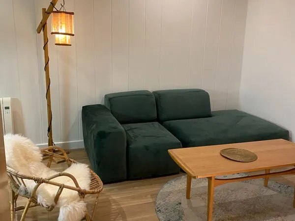 T2/T3 Meublé 38m² (2 ch.) à 100m plage Rochebonne - Bail Mobilité (Nov à Mai)