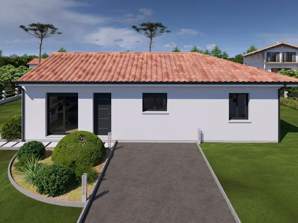 Projet de construction d'une maison 90 m² avec terrain à MAGESCQ (40)