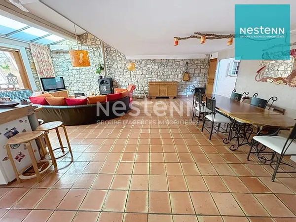 Maison de village Roquefort Des Corbières 165 m2 avec terrasse et piscine