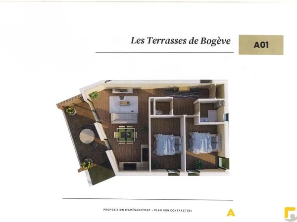 Appartement 3 pièces 66 m²