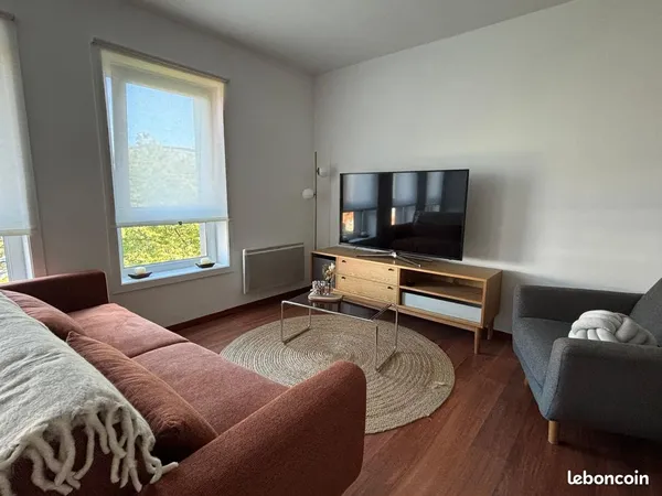 T2 meublé lumineux de 54 m² - quartier Hommelet