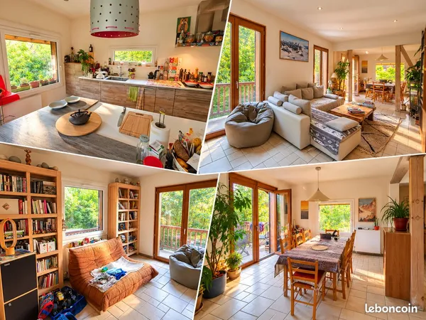 Le Sappey-en-Chartreuse - Chalet familial 147m2, 5 pièces, terrain 777 m²