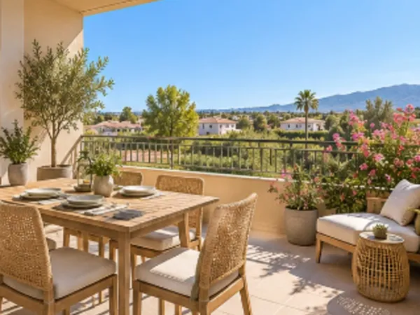 SUBLIME T2 DE 50 M² EN DERNIER ÉTAGE AVEC TERRASSE ET VUE DÉGAGÉE