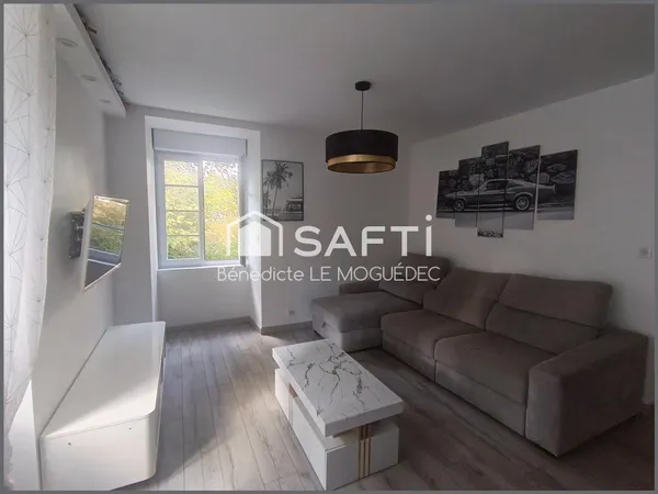 Appartement 3 pièces rénové, jardin privatif, cave- quartier Gare
