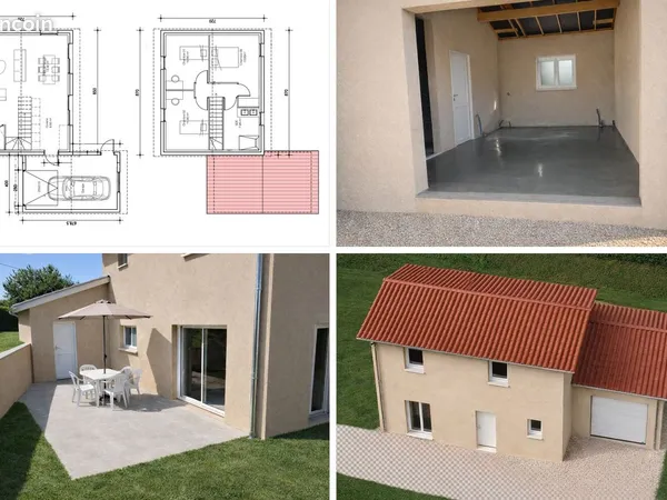 🏡 Prochainement Maison neuve - 4 pièces - 90 m² - Loire-sur-Rhône 69700