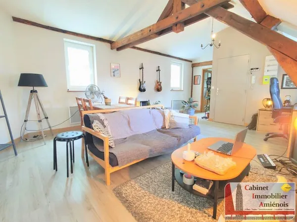 Amiens - Centre Ville : Appartement 60m2 au sol avec 1 chambre !
