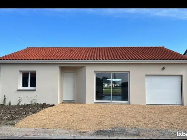 Maison neuve plein pied + garage