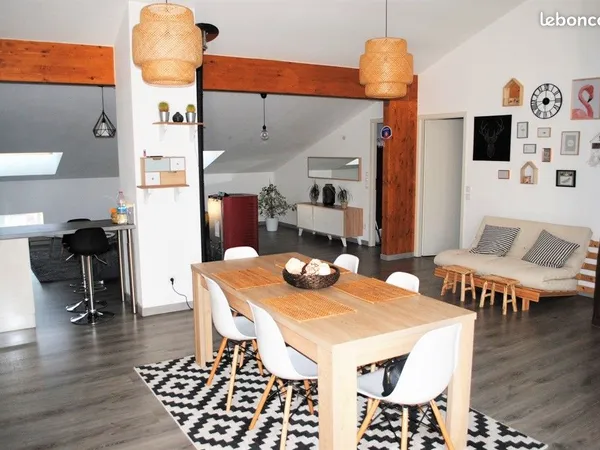 Coup de coeur, Téting sur Nied, loft au dernier étage avec terrasse