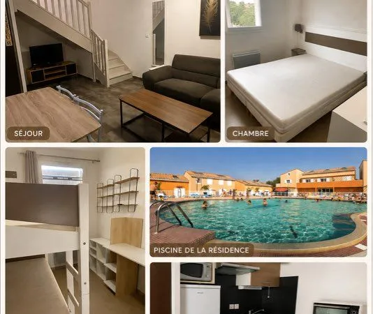 À louer - Maison T3 meublée de 43 m² - Disponible du 1er septembre au 30 juin