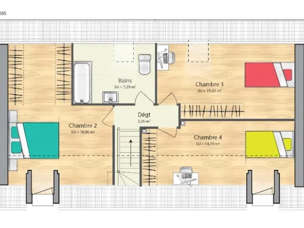 Maison neuve 5 pièces 90 m²