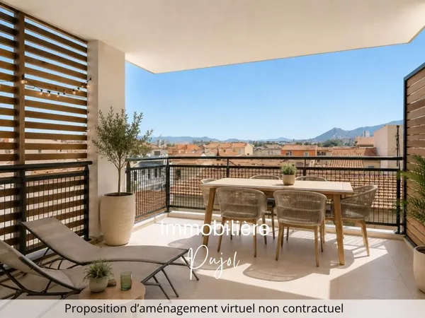 Vends t2 - 48.5 m² - Marseille 13010