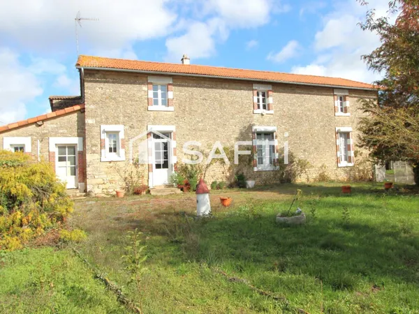 MAISON EN PIERRE AVEC TERRAIN & DÉPENDANCES
