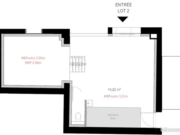 Local d'activité / atelier 44 m² - Besançon secteur Rodia
