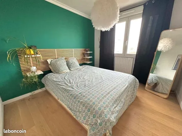 T4 meublé de 77m² lumineux avec balcon - Quartier calme proche Tram, Brest