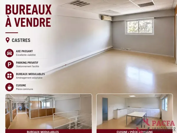 Bureaux axe passant Castres