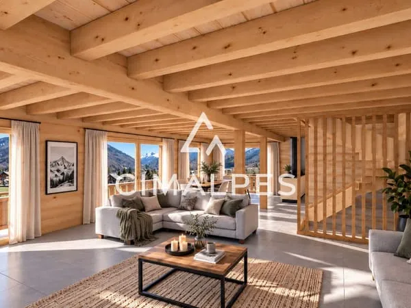 Nouveau chalet neuf individuel de 4 chambres - Cadre paisible