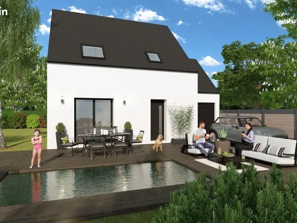 Maison 80 m² avec terrain à RIANTEC (56)