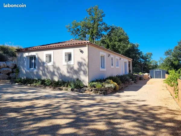Location villa meublee de 105m2 avec jardin clos et vue degagee