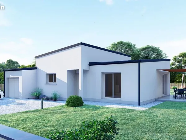Projet de construction d'une maison 85.7 m² avec terrain à LE MOLAY-LITTRY (14)