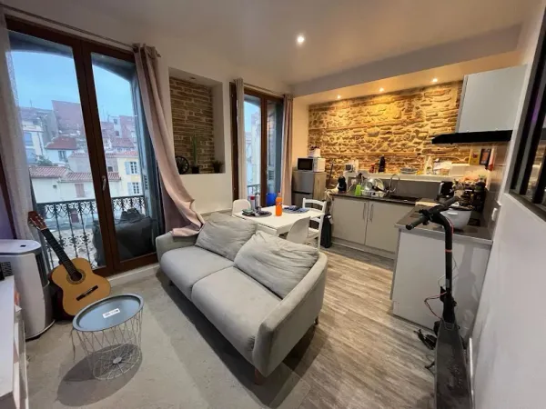 Studio 2 pièces 28 m²