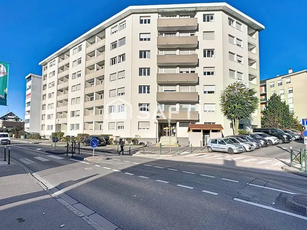 Annemasse : T3 de 69 m² avec balcon et parking