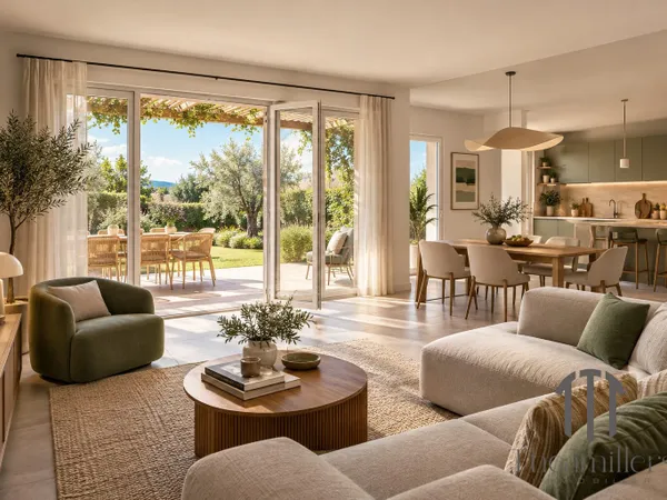 Maison 4 chambres de 108 m² avec jardin, terrasses et garage