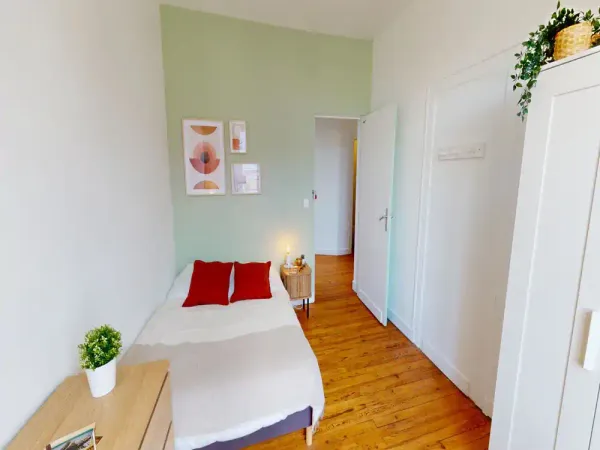 Loue chambre en colocation dans maison - 12m²