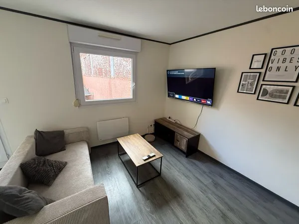 T2 40m² refait à neuf - Meublé - Parking couvert - Balcon - Résidence sécurisée