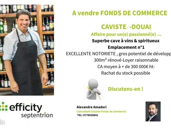 Fonds de commerce 300 m²