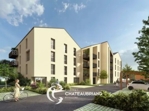 A LOUER - DOL DE BRETAGNE - RESIDENCE NEUVE - T2 44.78 m² - BALCON - PARKING