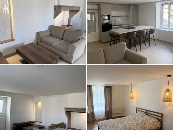 Maison T3 meublée 60 m² - Villemoirieu