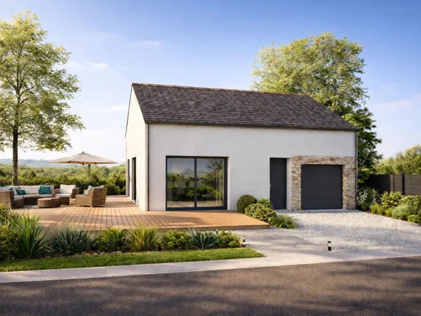 Terrain + maison 82 m²