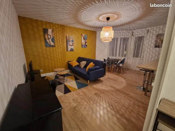 T2 53m² - Meublé - Rénové - Garage