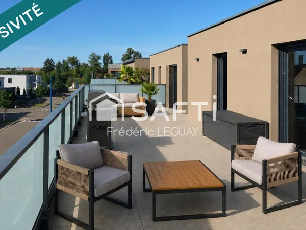 Bel appartement en attique avec vaste terrasse