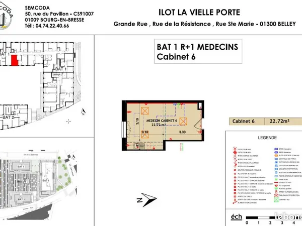 Bureau 22 m²