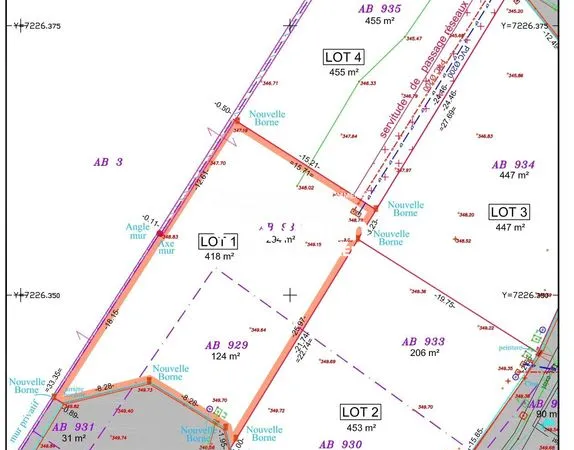 Terrain 418 m² Vittel