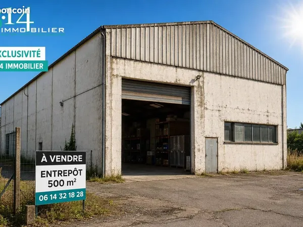 Entrepôt 500 m² Pacy-sur-Eure
