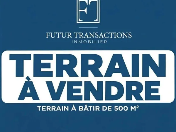 Terrain 500 m²