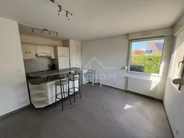 Beau 2 pièces de 50 m2 avec garage et terrasse sis La Wantzenau.