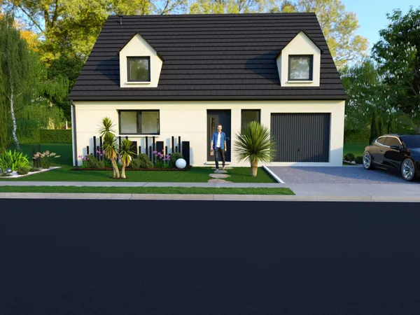 Terrain + maison 103 m²