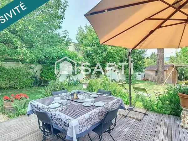 Maison en meulière de caractère de 149 m² - 5 chambres - Jardin - 10 mn RER B Lozère - Garage
