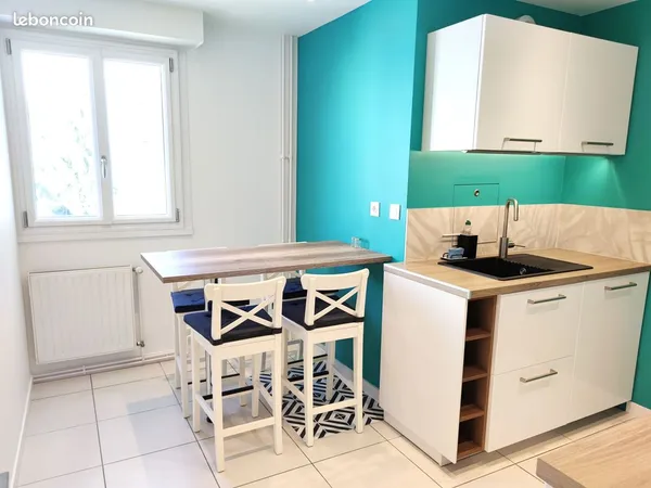 Bel appartement meublé 4 chambres colocation étudiante LYON 7