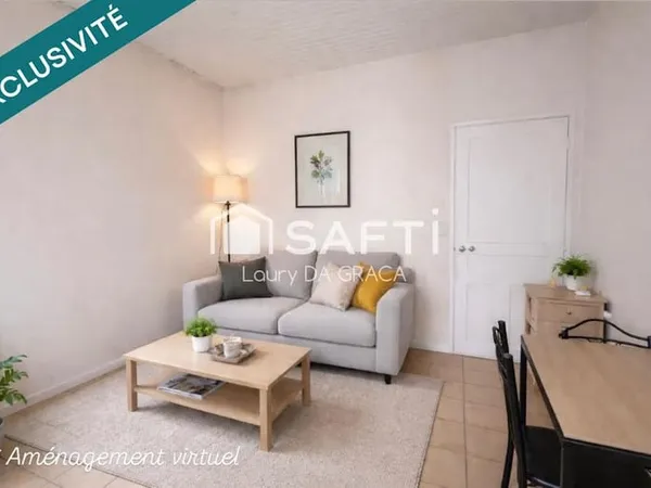 Studio 1 pièce 18 m²