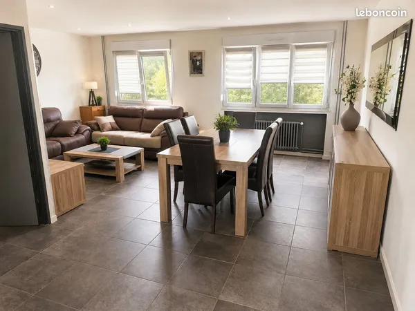 Appartement F4 70 m² cave garage place de parking